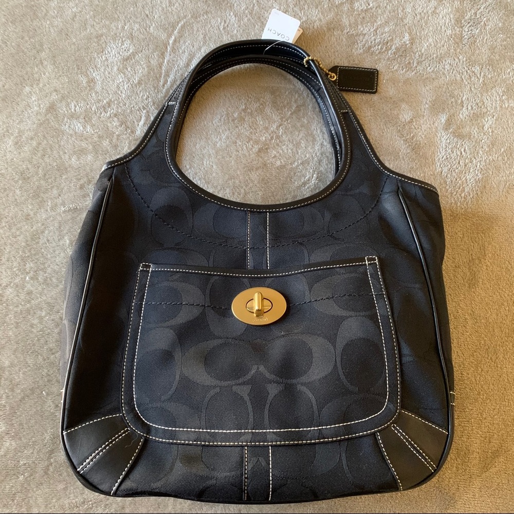 Authentic Coach Signature Ergo Large Tote 10767